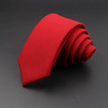 Cravate Rouge Unie - Coton & Lin
