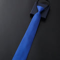 Cravate Slim Bleue à Pois