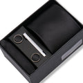 Coffret Cravate Noir Texturé