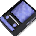 Coffret Cravate Bleu Clair à Pois