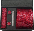 Coffret Cravate Rouge à Motif