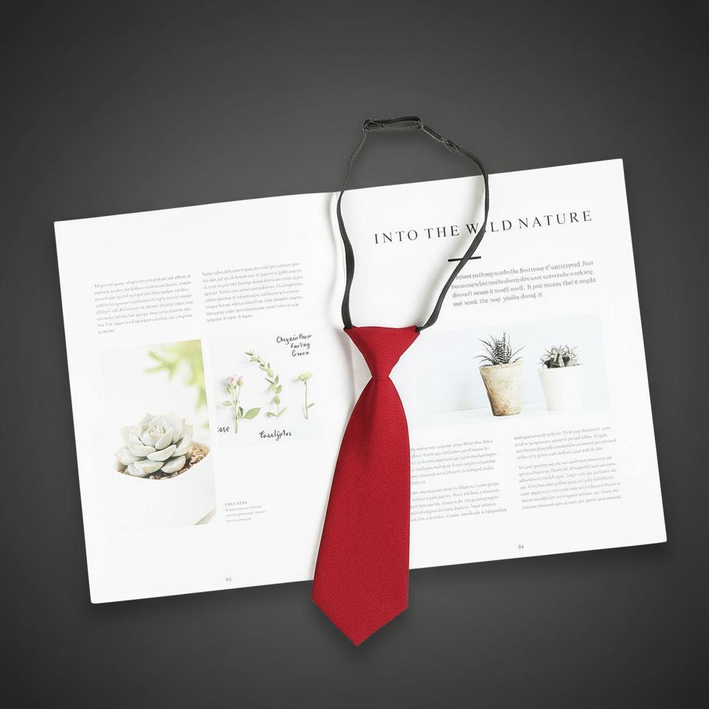 Cravate Enfant Rouge Unie