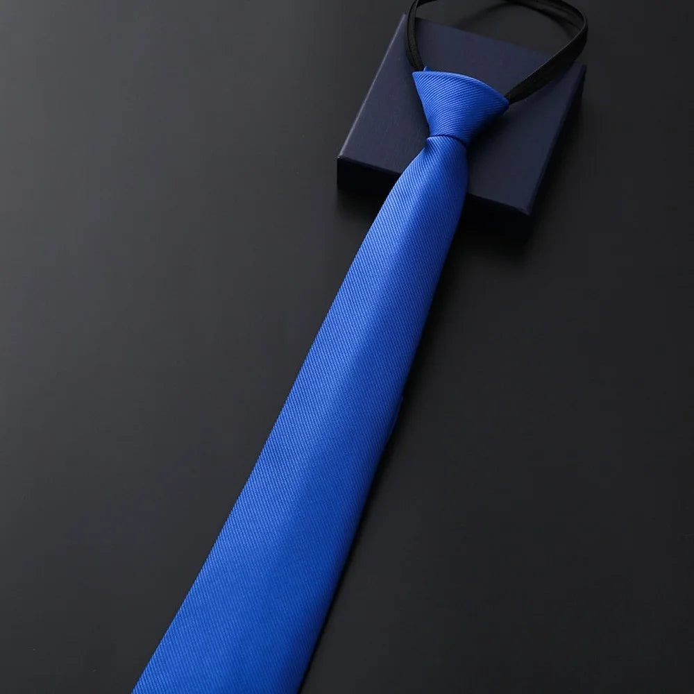 Cravate Rayée Bleue